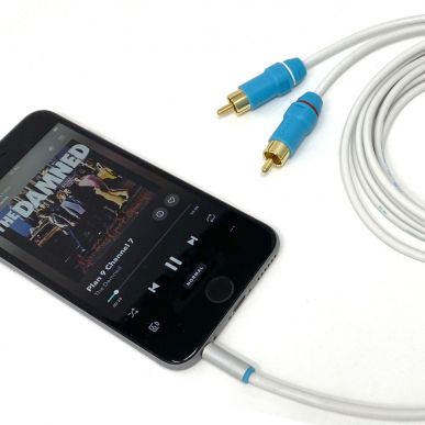 Межблочный аудио кабель Chord Company C-Jack 3.5mm Stereo to 2RCA 0,75m